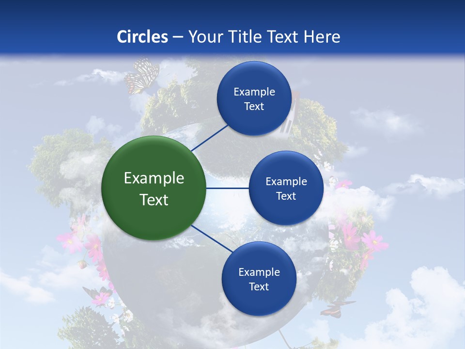 Green Closeup Relax PowerPoint Template