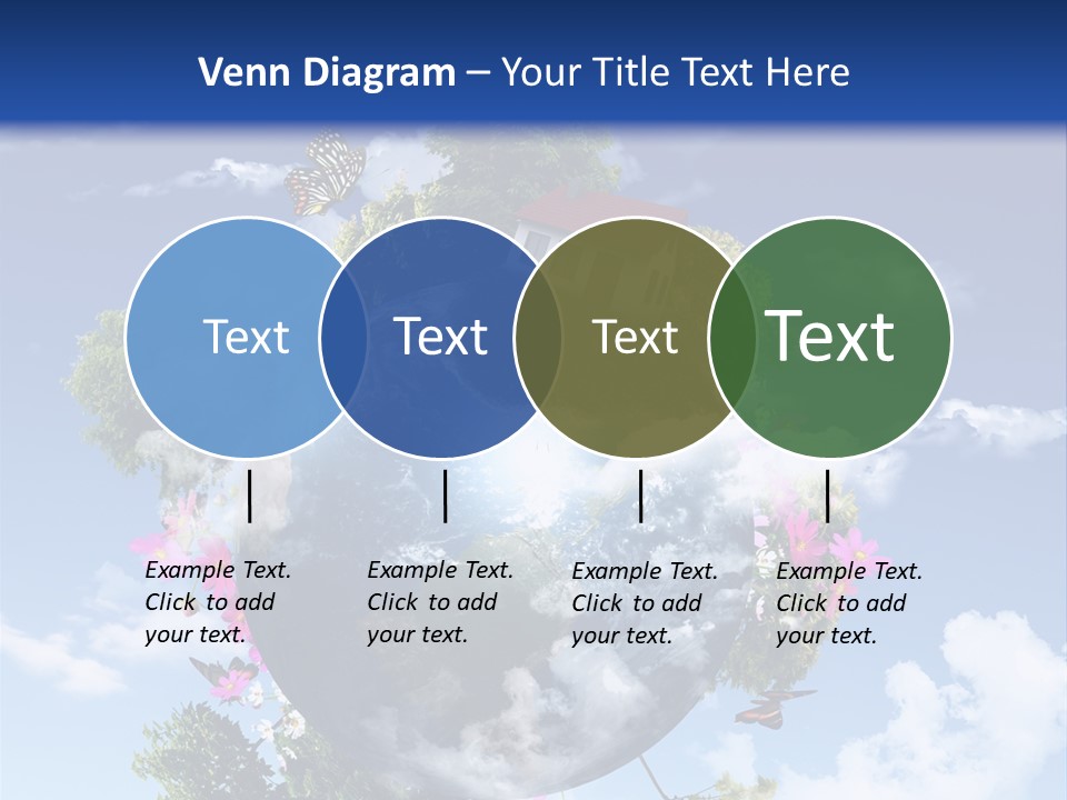 Green Closeup Relax PowerPoint Template