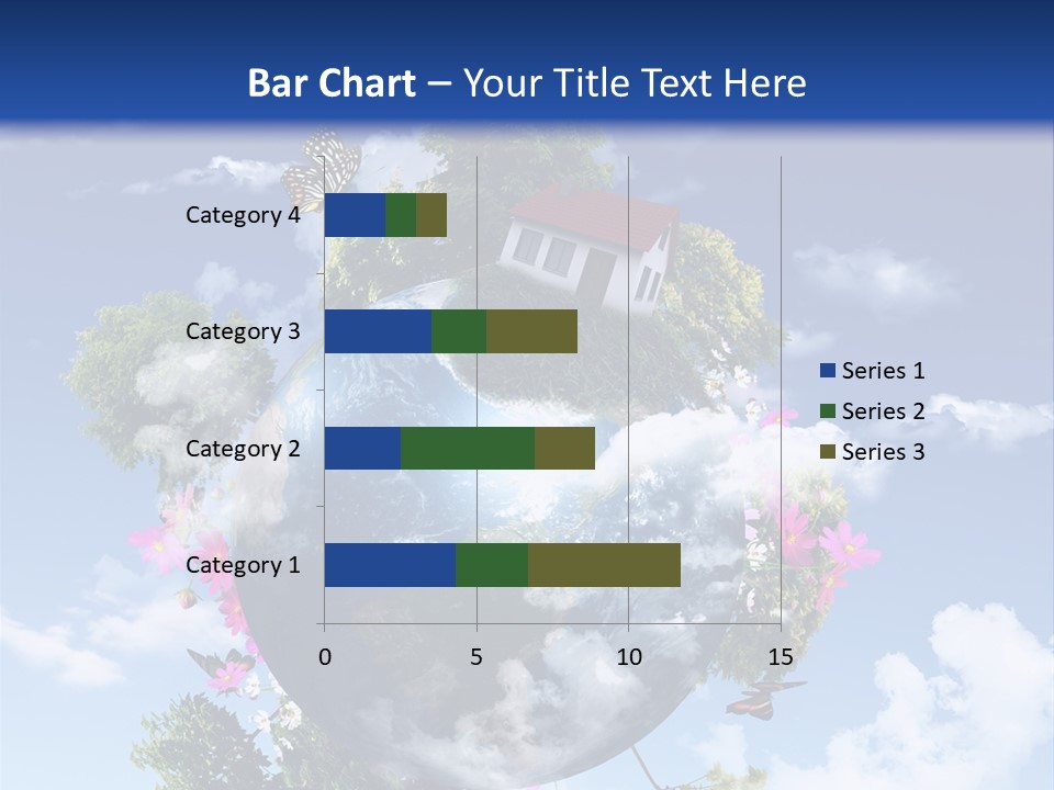 Green Closeup Relax PowerPoint Template