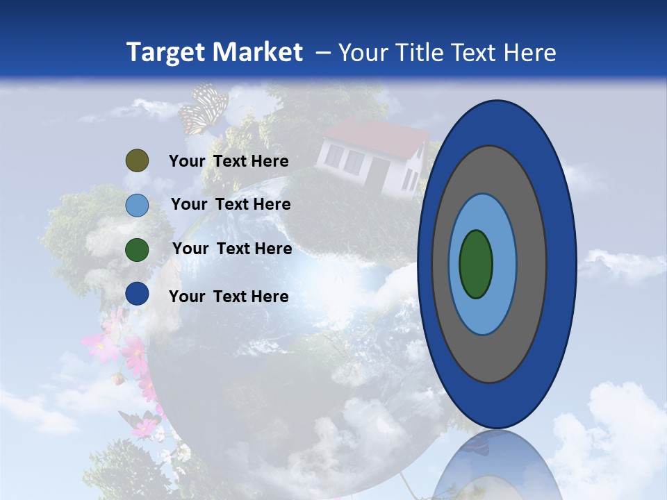 Green Closeup Relax PowerPoint Template