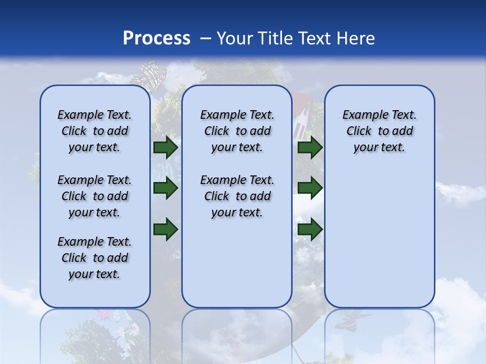Green Closeup Relax PowerPoint Template