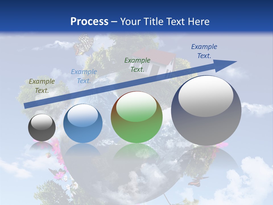 Green Closeup Relax PowerPoint Template