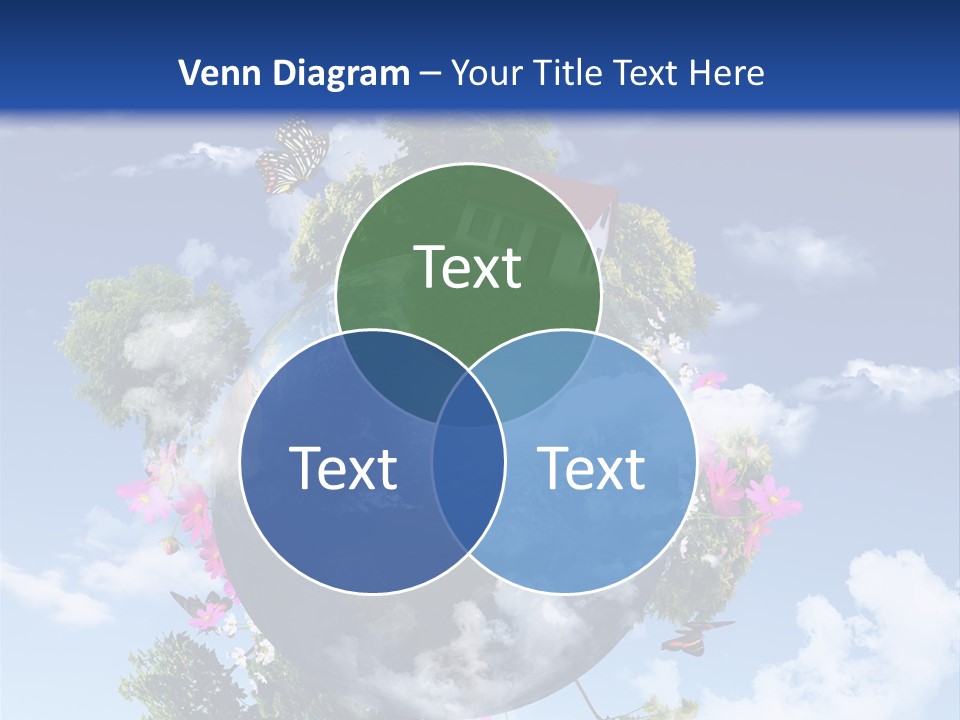 Green Closeup Relax PowerPoint Template