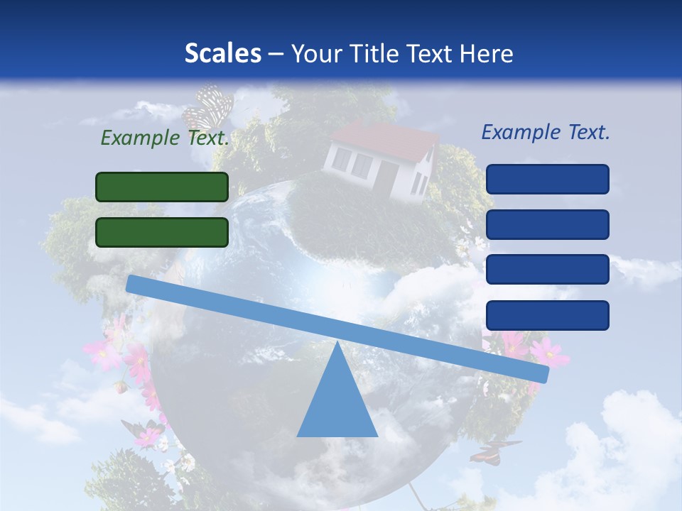 Green Closeup Relax PowerPoint Template