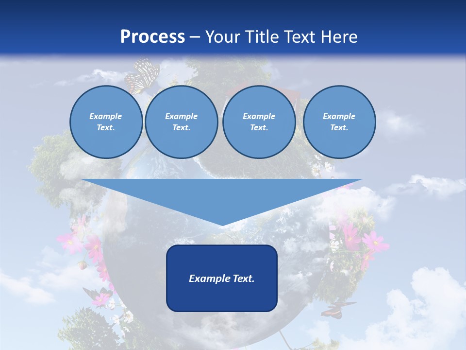 Green Closeup Relax PowerPoint Template