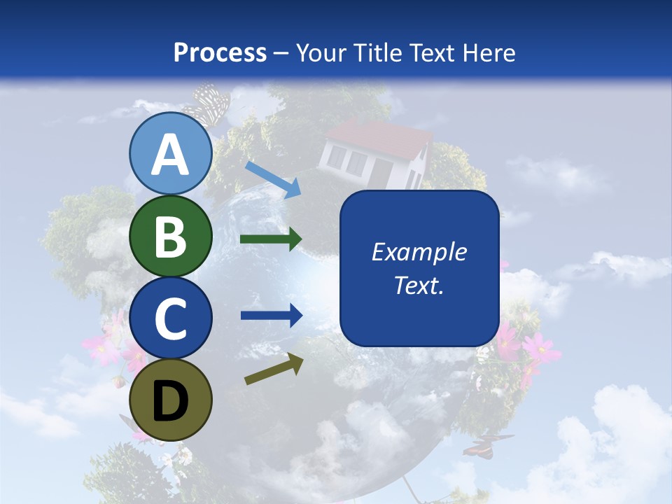 Green Closeup Relax PowerPoint Template