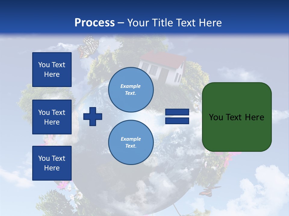 Green Closeup Relax PowerPoint Template
