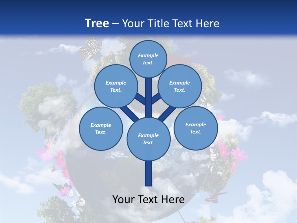 Green Closeup Relax PowerPoint Template