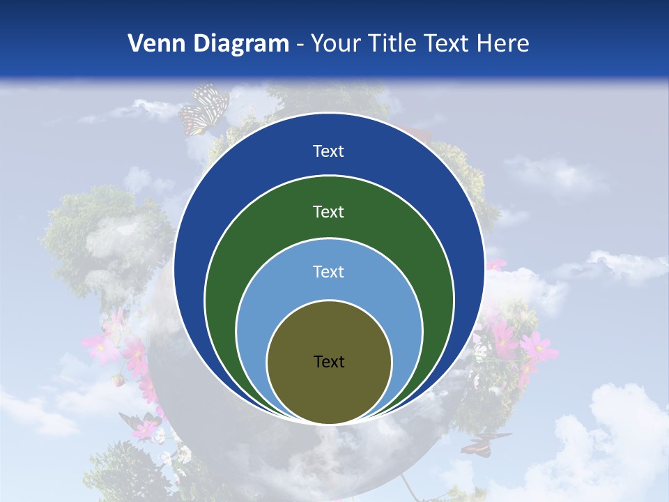 Green Closeup Relax PowerPoint Template