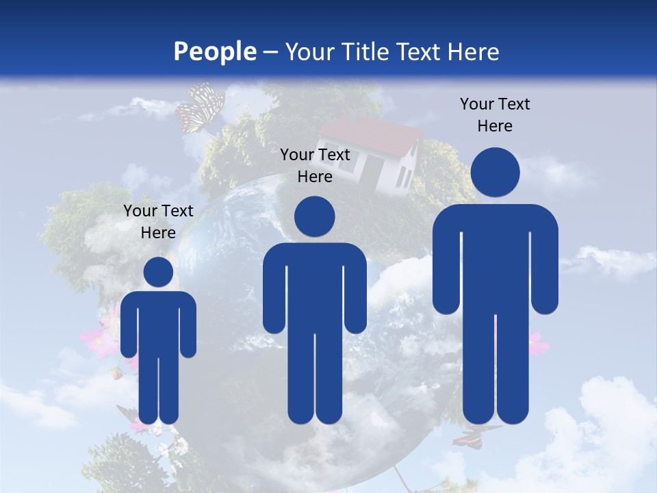 Green Closeup Relax PowerPoint Template