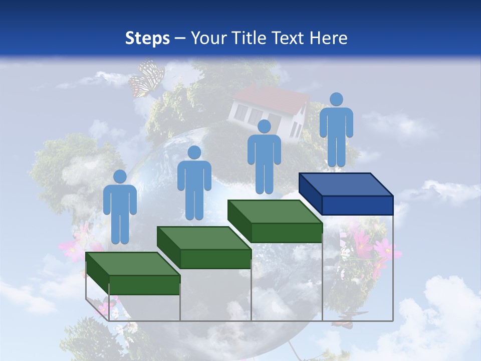 Green Closeup Relax PowerPoint Template