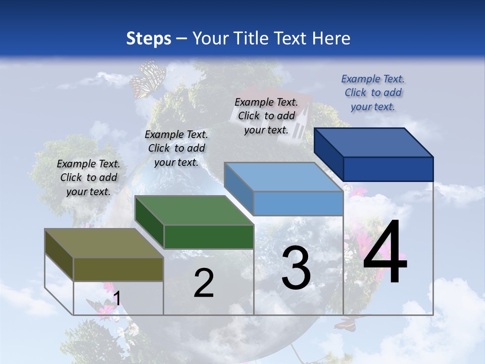 Green Closeup Relax PowerPoint Template