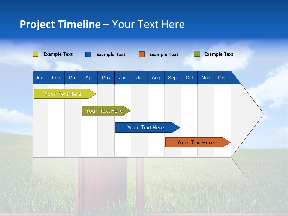 Grassland Door Home PowerPoint Template