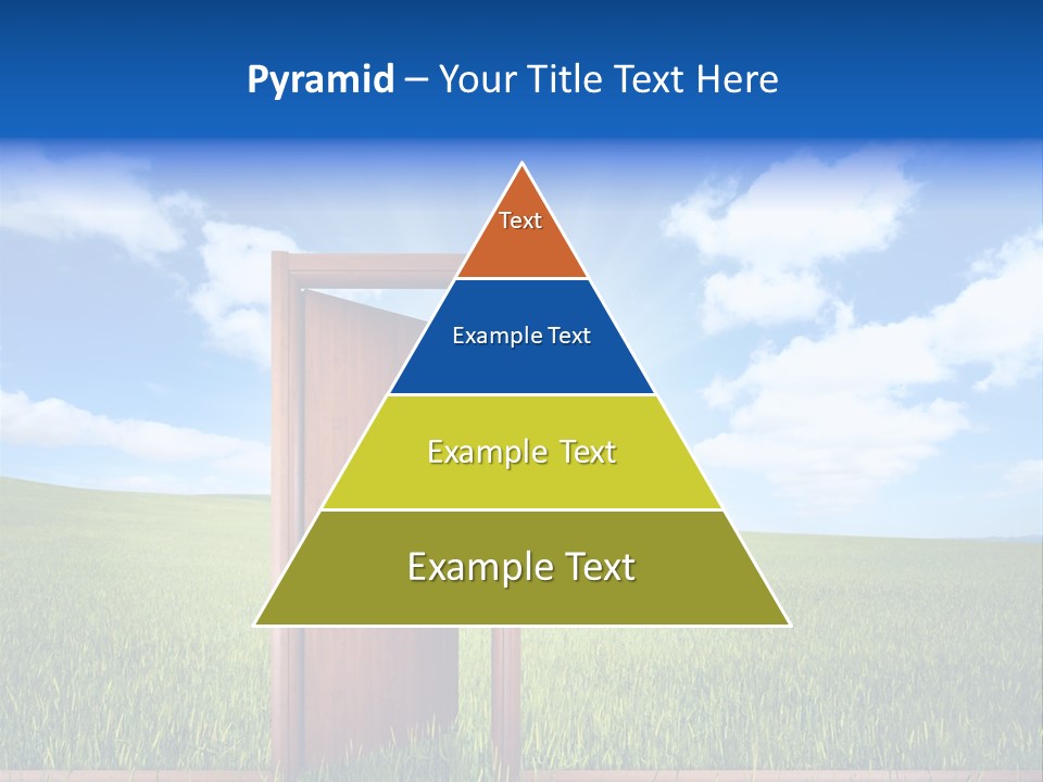 Grassland Door Home PowerPoint Template