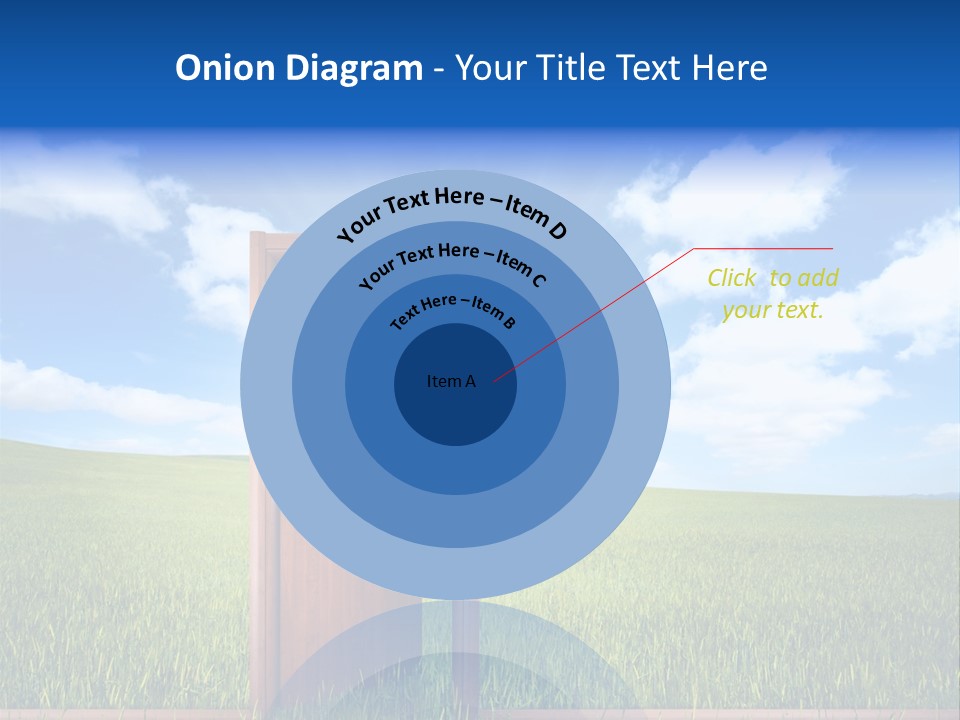 Grassland Door Home PowerPoint Template