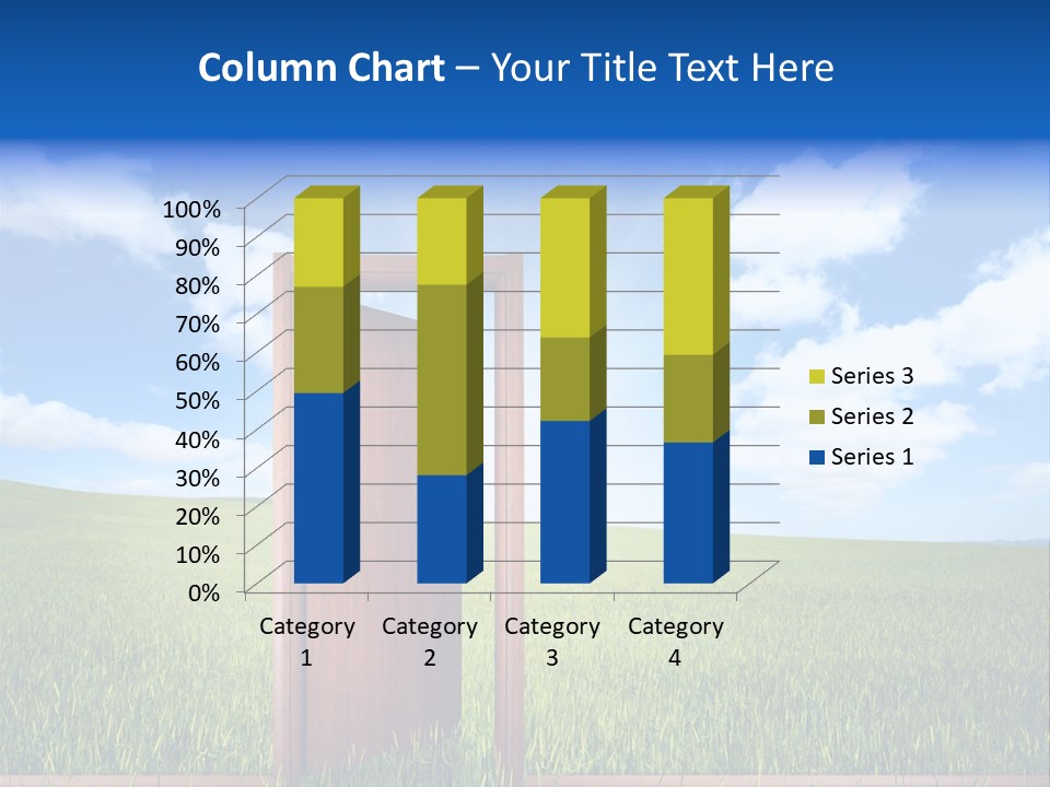Grassland Door Home PowerPoint Template