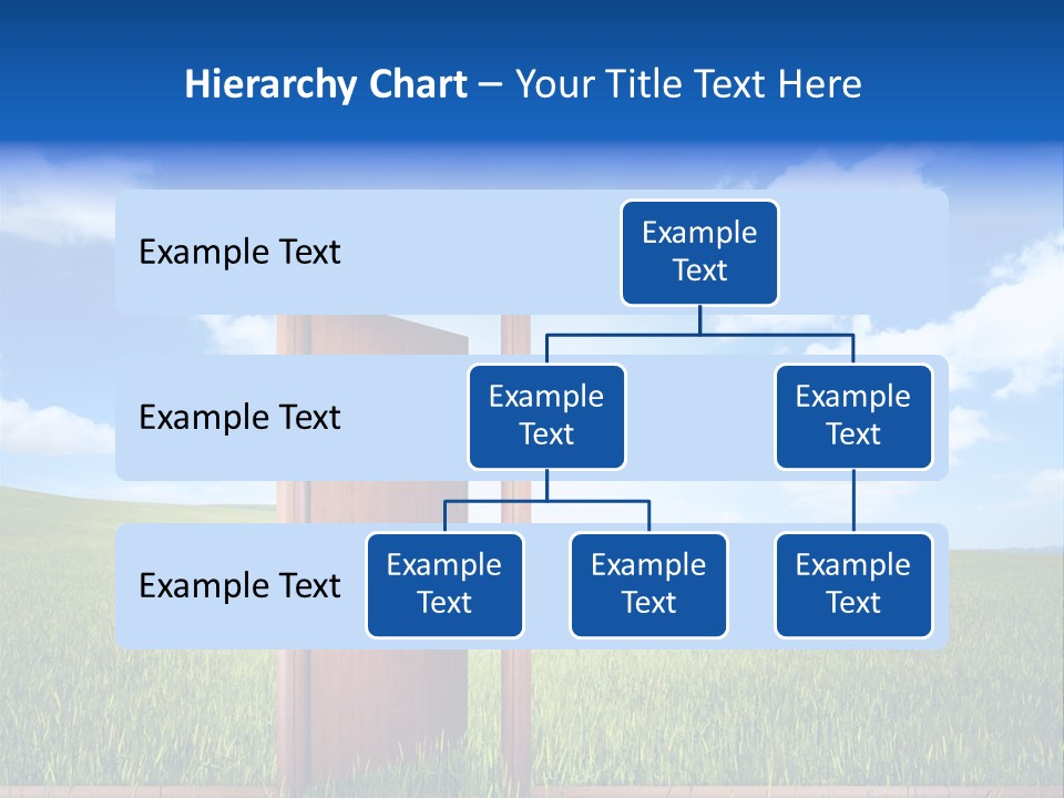 Grassland Door Home PowerPoint Template