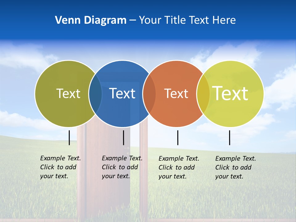 Grassland Door Home PowerPoint Template