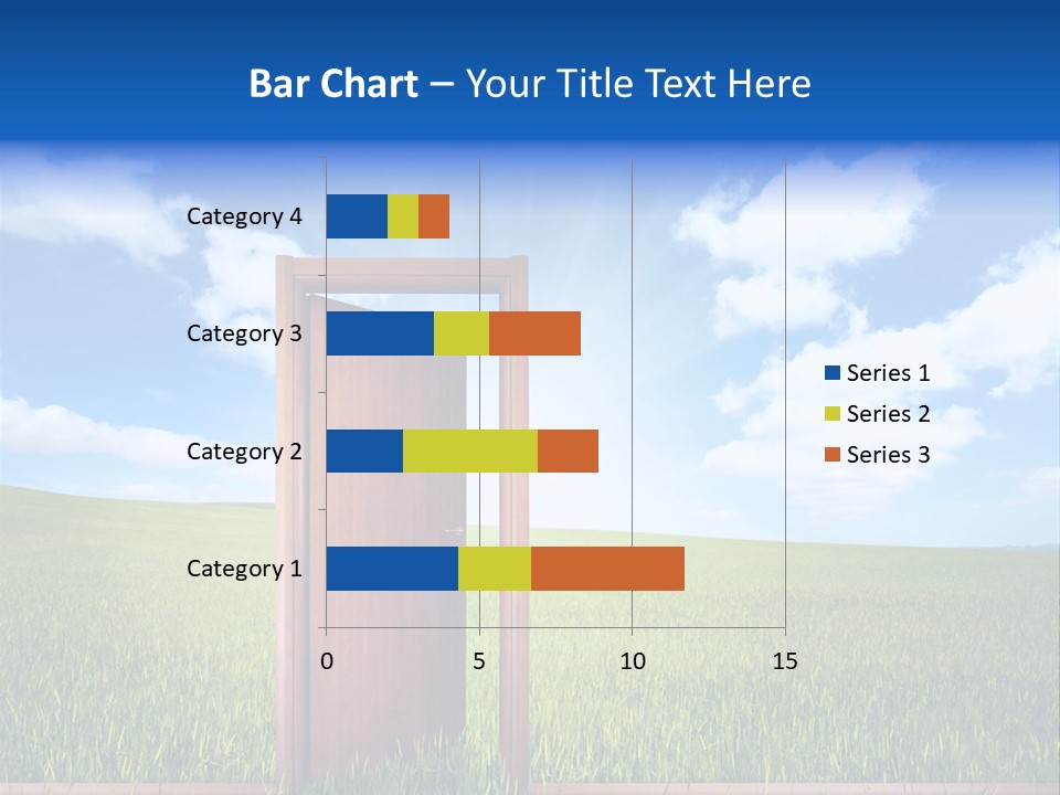 Grassland Door Home PowerPoint Template