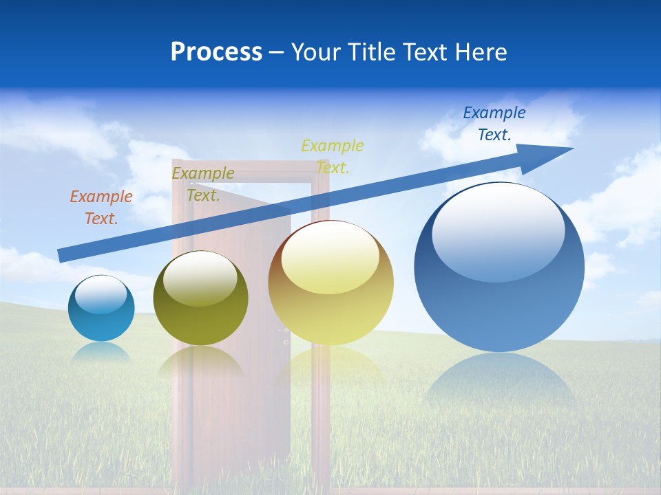 Grassland Door Home PowerPoint Template