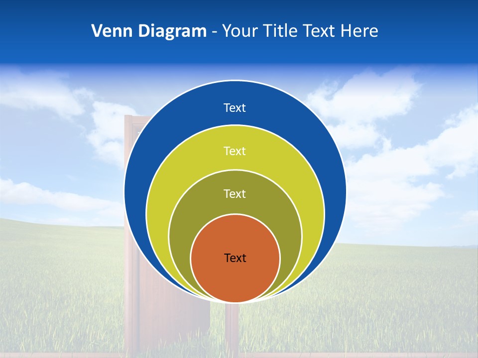 Grassland Door Home PowerPoint Template