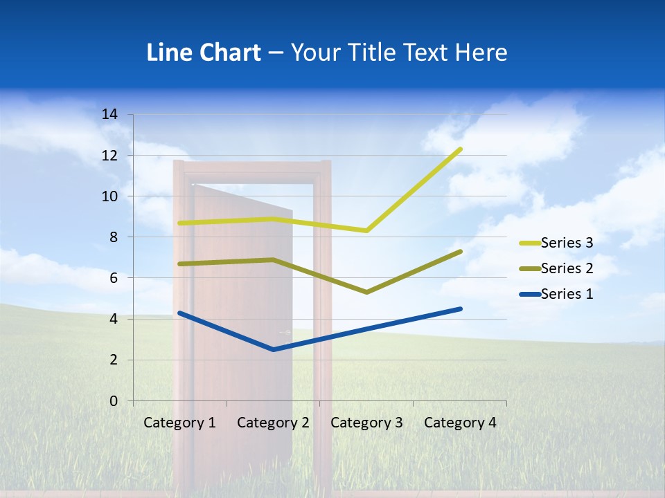 Grassland Door Home PowerPoint Template