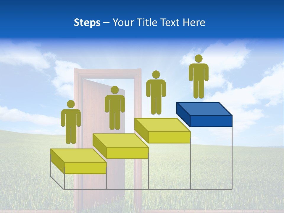 Grassland Door Home PowerPoint Template