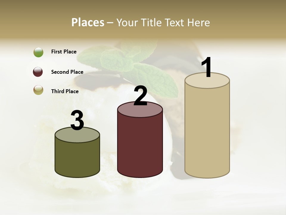 Dessert Two Topping PowerPoint Template