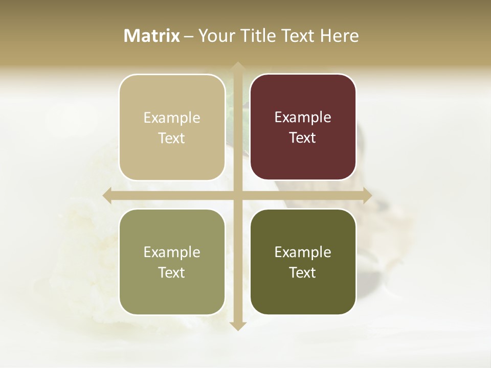 Dessert Two Topping PowerPoint Template