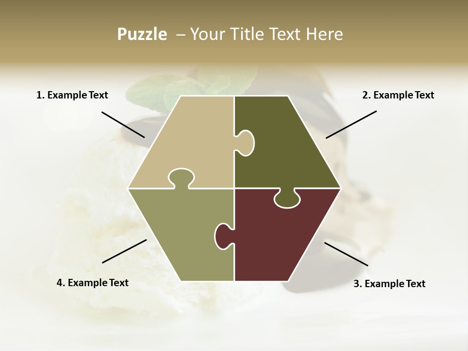 Dessert Two Topping PowerPoint Template