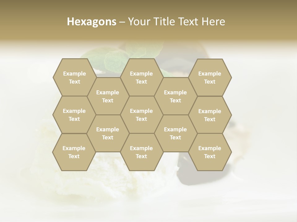 Dessert Two Topping PowerPoint Template