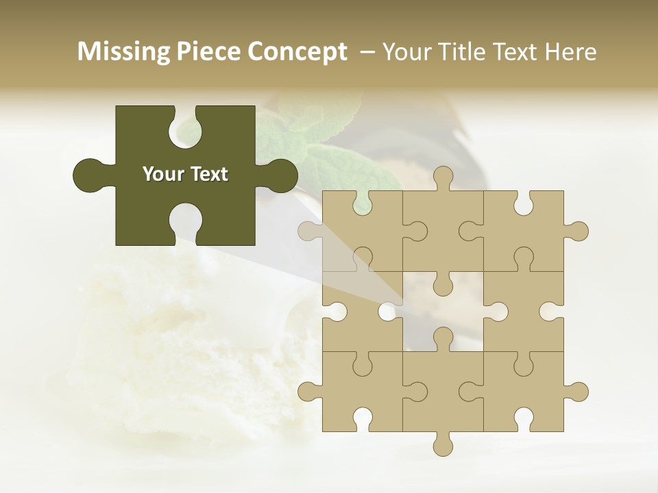 Dessert Two Topping PowerPoint Template