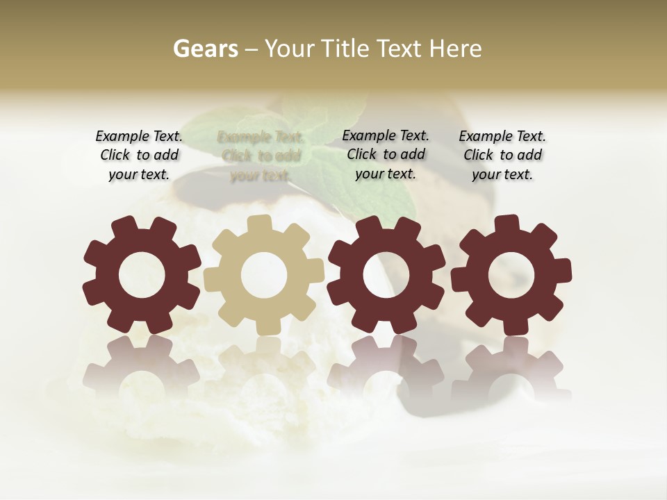 Dessert Two Topping PowerPoint Template