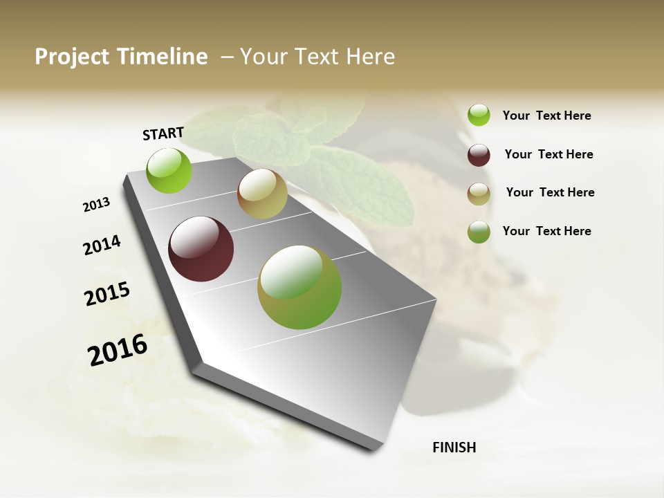 Dessert Two Topping PowerPoint Template