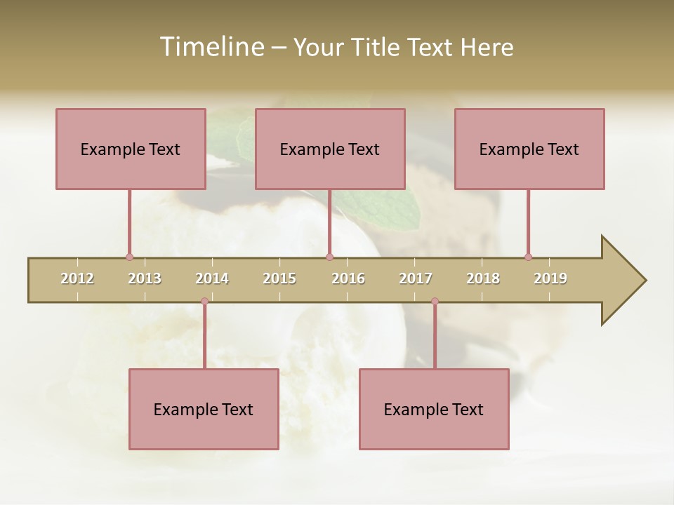 Dessert Two Topping PowerPoint Template