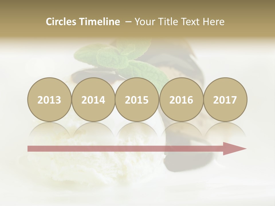 Dessert Two Topping PowerPoint Template