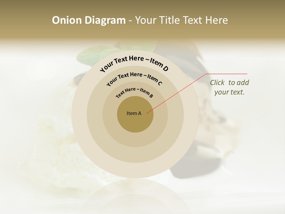 Dessert Two Topping PowerPoint Template