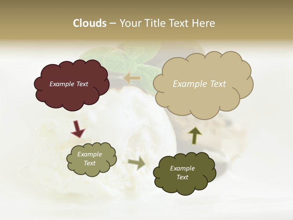 Dessert Two Topping PowerPoint Template