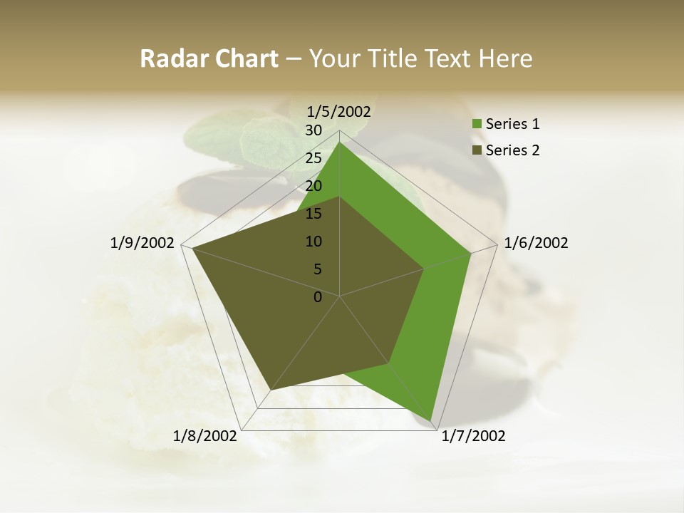 Dessert Two Topping PowerPoint Template