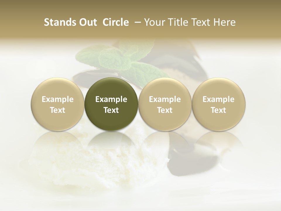 Dessert Two Topping PowerPoint Template