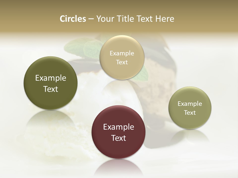 Dessert Two Topping PowerPoint Template