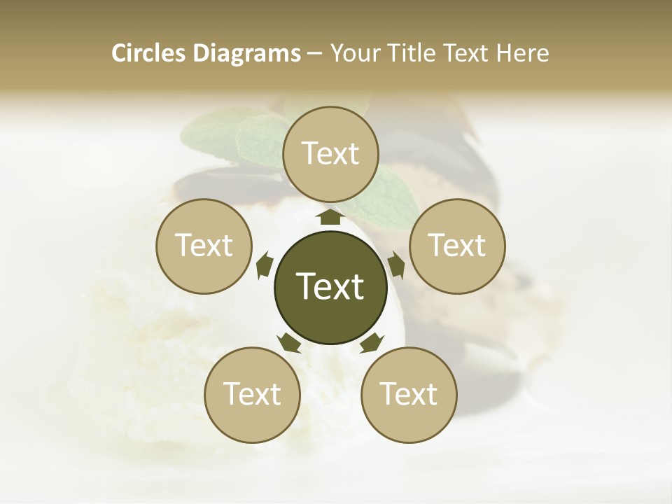 Dessert Two Topping PowerPoint Template