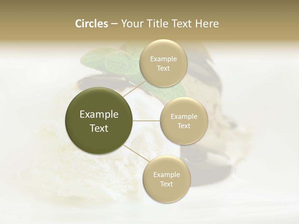 Dessert Two Topping PowerPoint Template