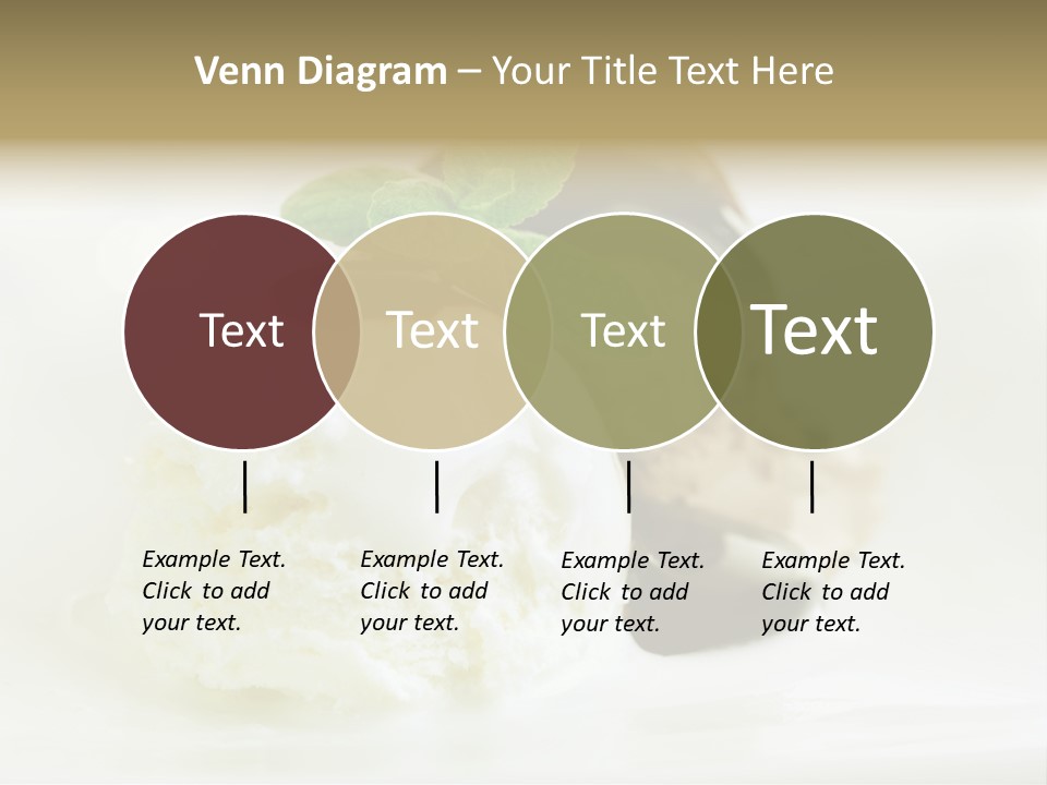 Dessert Two Topping PowerPoint Template