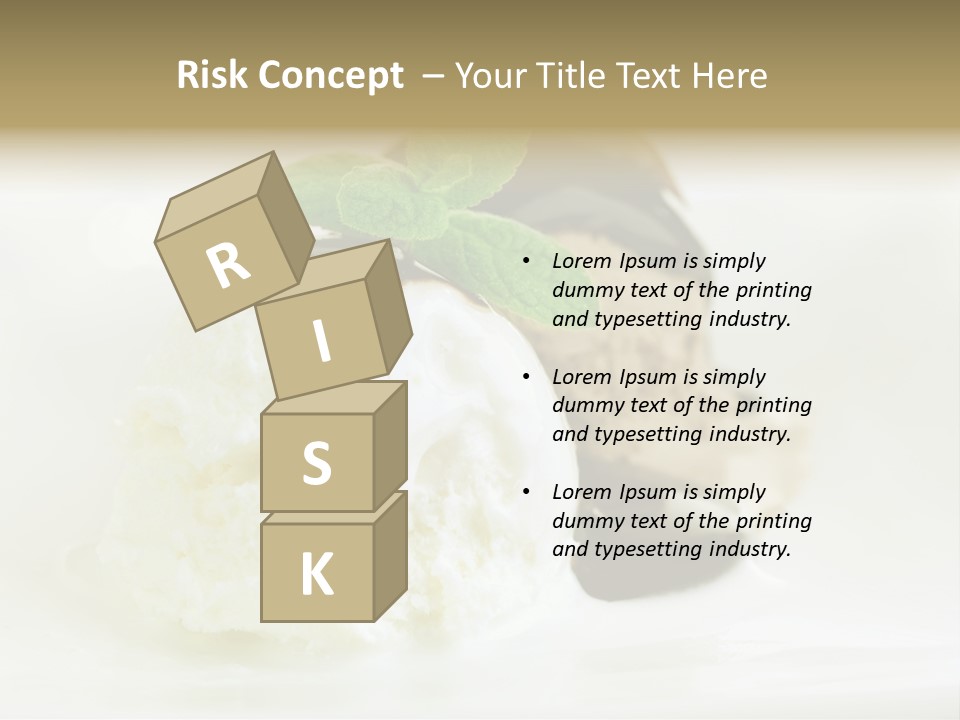 Dessert Two Topping PowerPoint Template