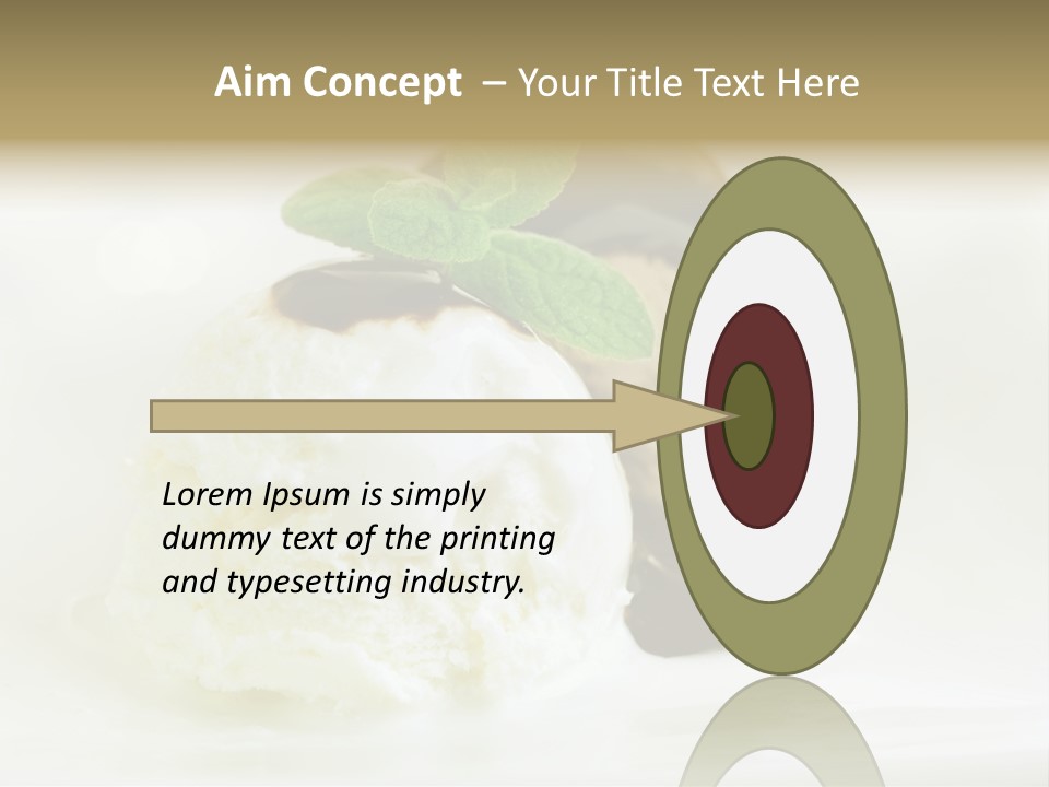 Dessert Two Topping PowerPoint Template