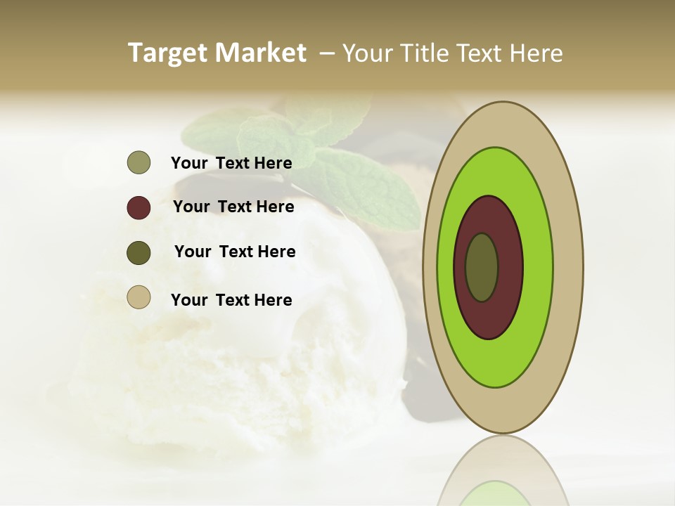 Dessert Two Topping PowerPoint Template