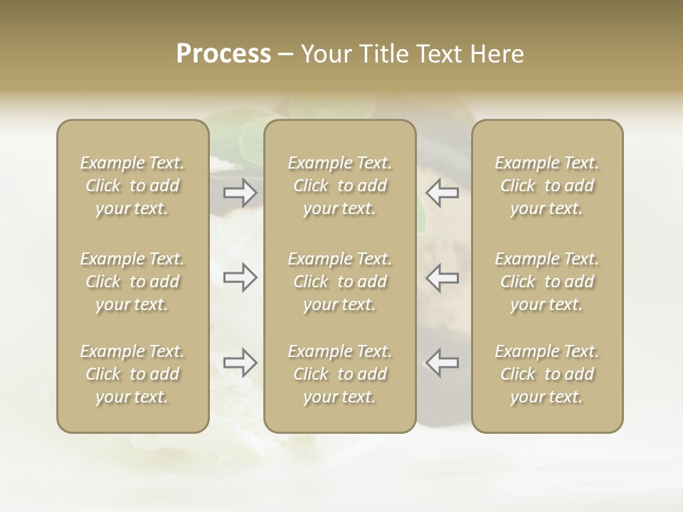 Dessert Two Topping PowerPoint Template