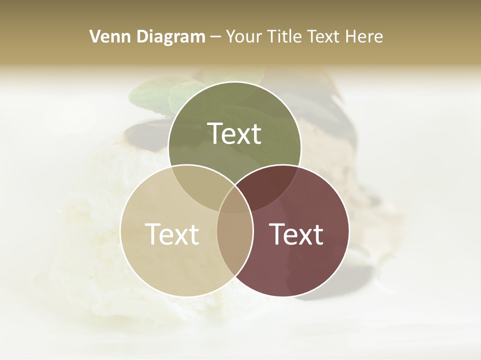 Dessert Two Topping PowerPoint Template