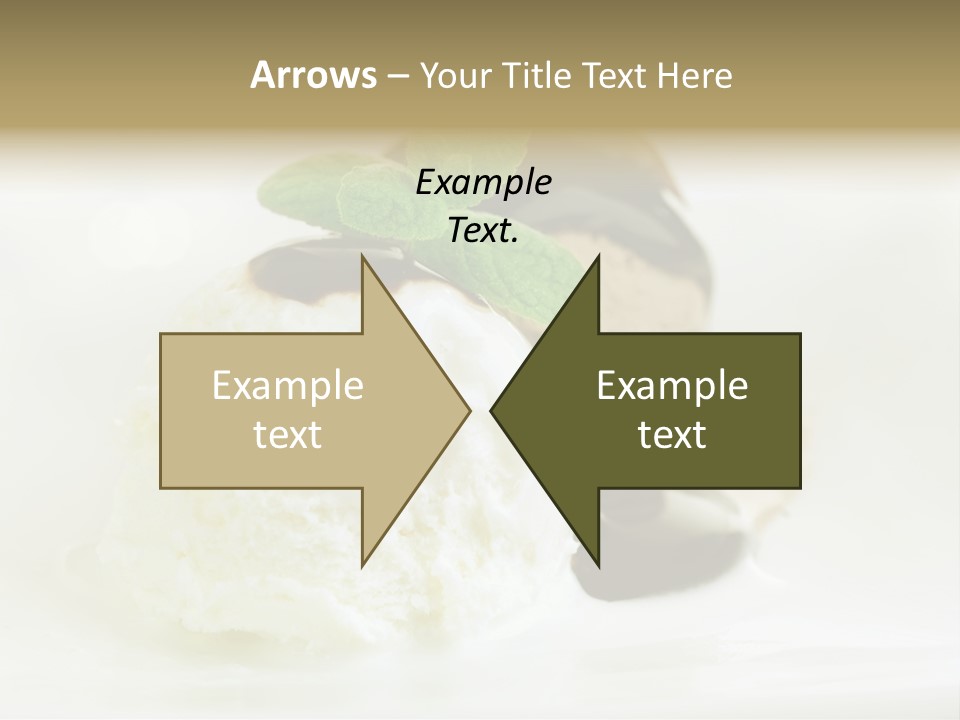 Dessert Two Topping PowerPoint Template